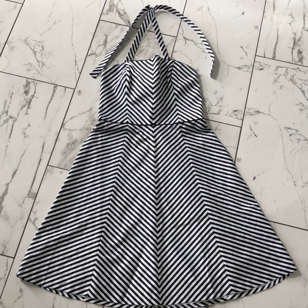 White House Black Market Striped Dress Size 6